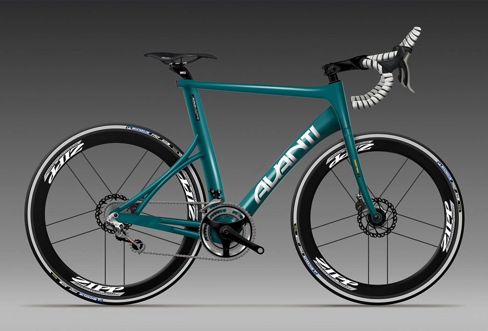 Photoshop rendering of an Avanti racing bike concept