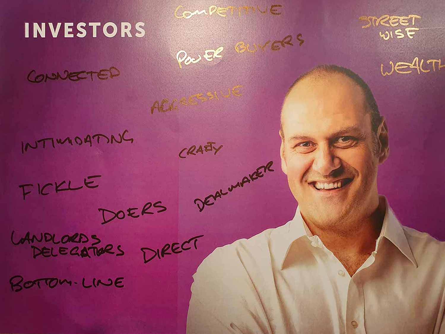 User personas: Investors