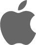 Grey Apple logo